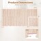 Wood-Textured 8-Piece EVA Foam Floor Tiles for Kids and Adults